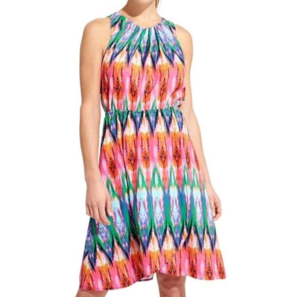 NWOT Athleta Ikat Martinique Dress Colorful